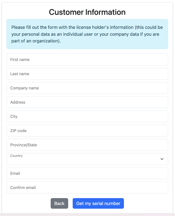 Your Customer Information