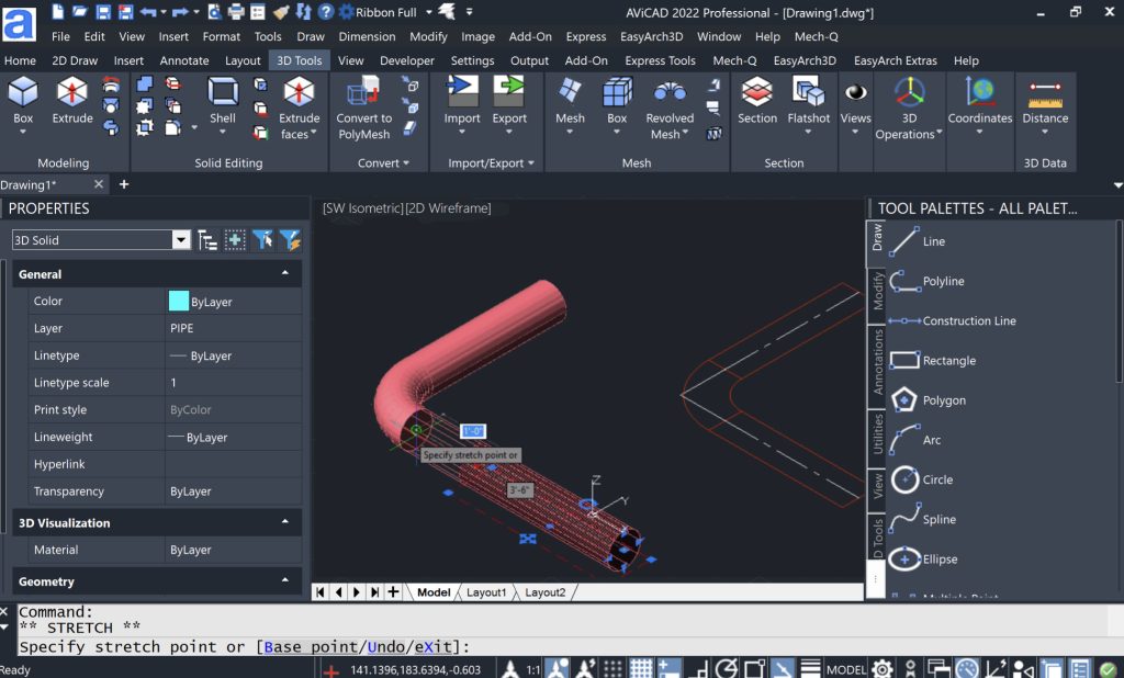 AViCAD 2022 Grips