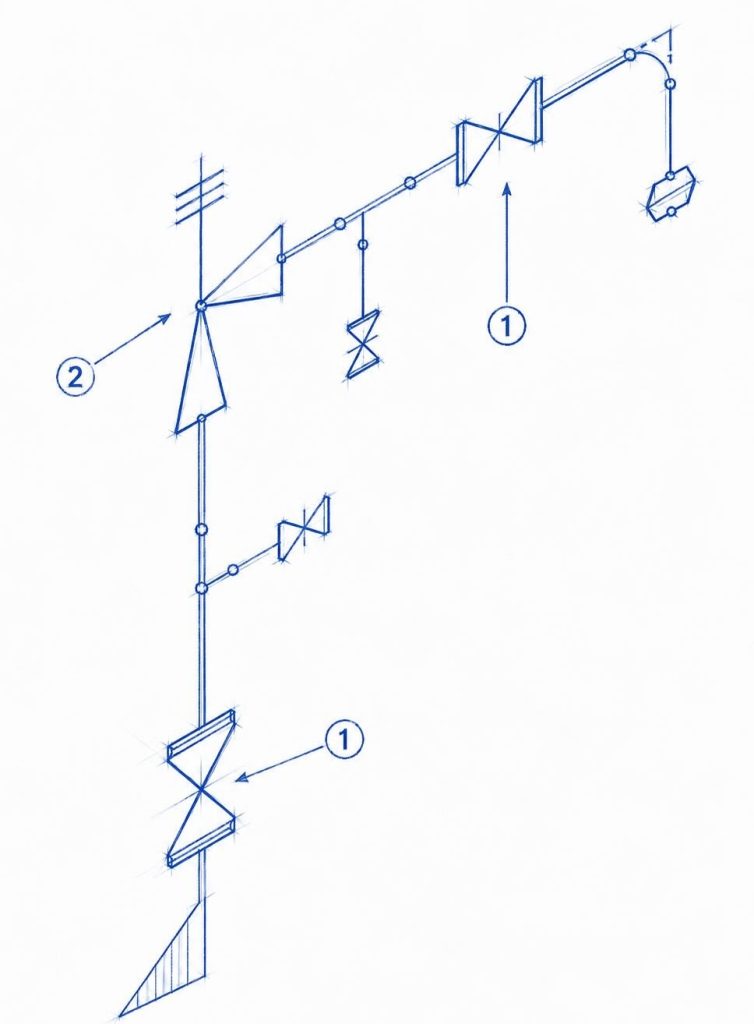 iso dwg sketch